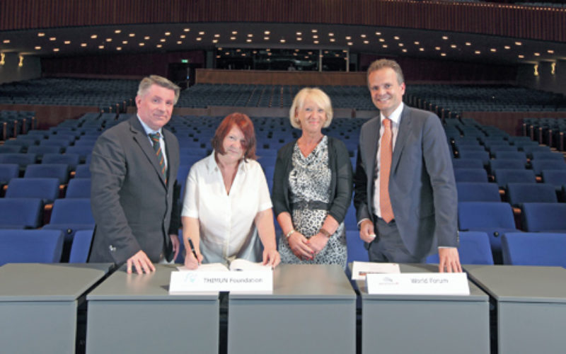 THIMUN and World Forum sign five-year contract extension