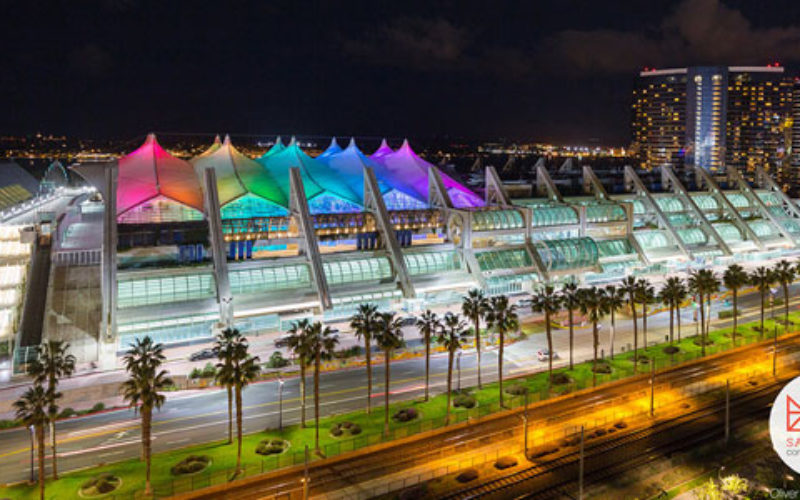 San Diego Convention Center lights up with new LED feature