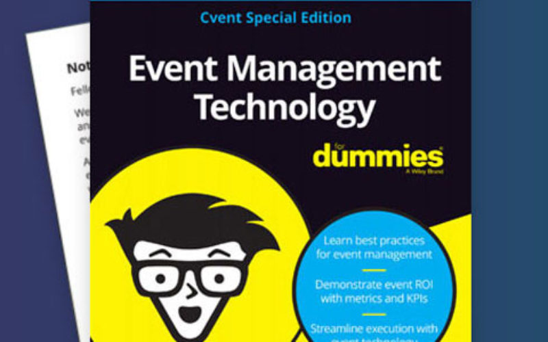 Cvent launches “Event Management Technology For Dummies”
