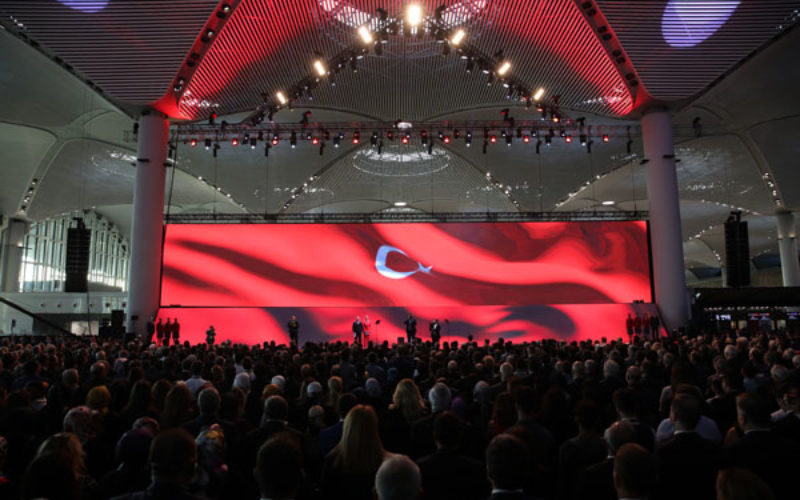 Turkish President Erdogan opens new Istanbul airport