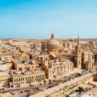 Aerial view of Valletta 1