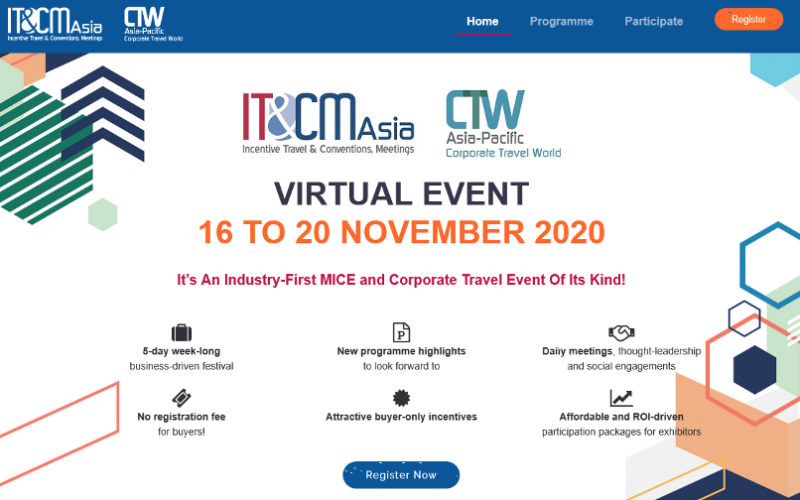 Virtual IT&CM Asia, CTW APAC double-bill to debut online in November