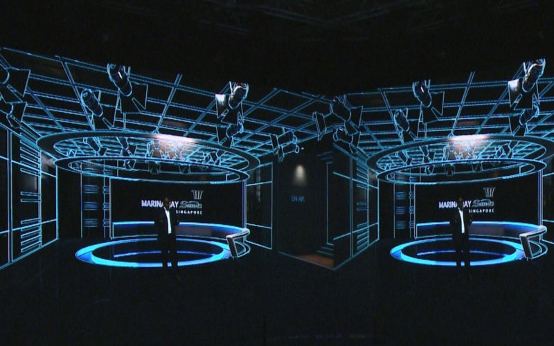 Mixed Reality addition to Marina Bay Sands Hybrid Broadcast Studio toolbox showcased in Singapore