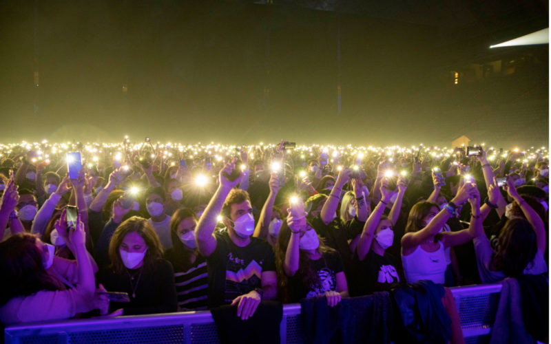 Barcelona pilot show for 5,000 concert-goers hailed a success by organisers