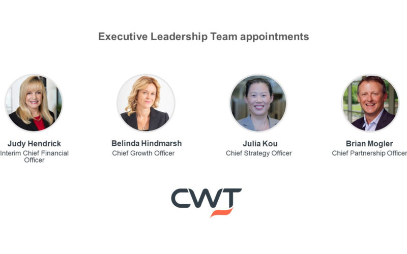 CWT makes raft of key appointments to Executive Leadership Team