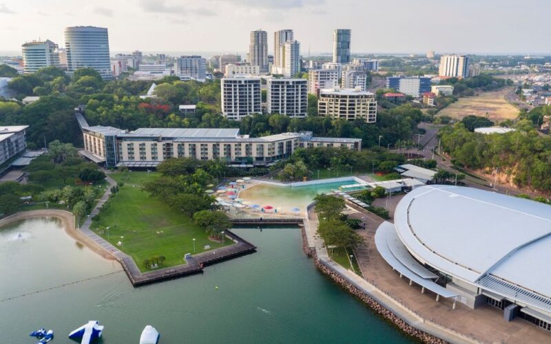 Darwin Waterfront Precinct & the Darwin Convention Centre (Mandatory credit - Tourism NT - Summersite)