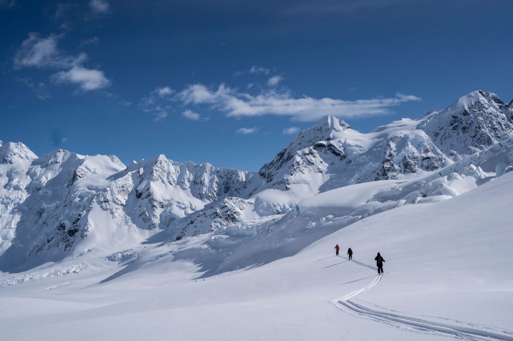 Tasman Glacier - ski