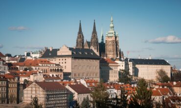Peering through the mist in Prague