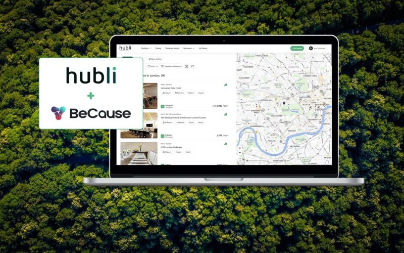 hubli partners with BeCause to power sustainable meetings
