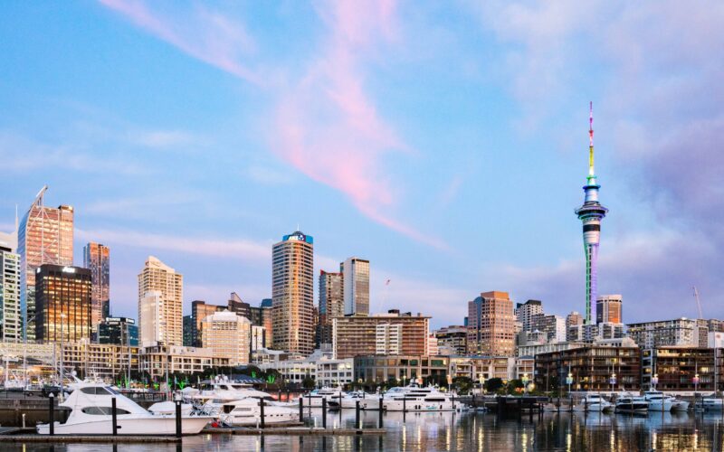 Auckland City Waterfront View crop