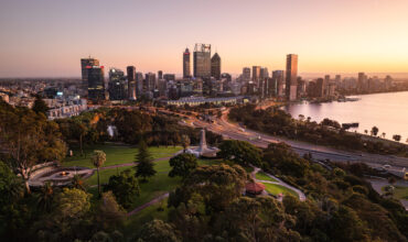 Perth city skyline