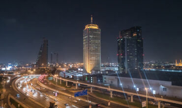 Dubai World Trade Centre skyline