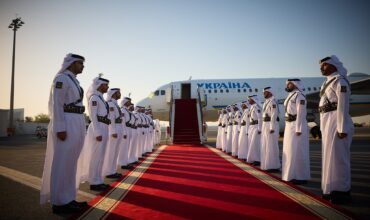 Qatar welcome ceremony