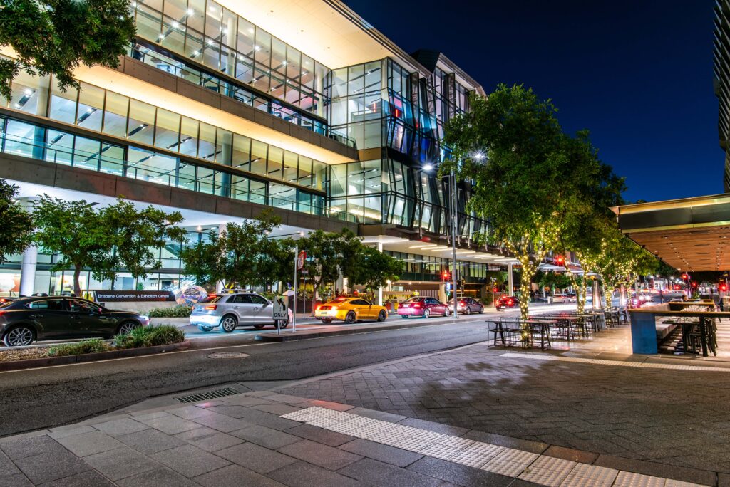Brisbane Convention and Exhibition centre exterior, Grey Street